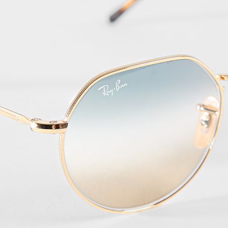 Ray-Ban - Gafas de sol Jack RB3565 Gradiente Gris Dorado Marrón