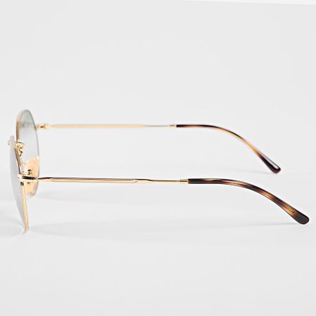 Ray-Ban - Gafas de sol Jack RB3565 Gradiente Gris Dorado Marrón