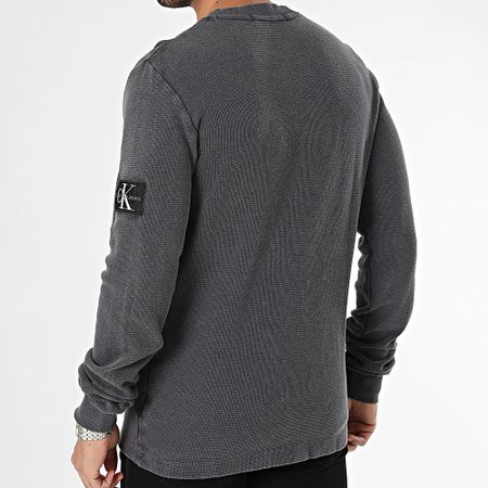 Calvin Klein - 5496 Camiseta de manga larga gris antracita