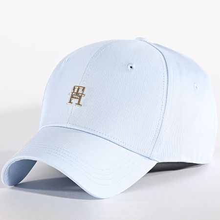 Tommy Hilfiger - Gorra de mujer Essential Chic 5772 Azul claro Oro