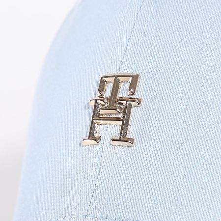 Tommy Hilfiger - Gorra de mujer Essential Chic 5772 Azul claro Oro