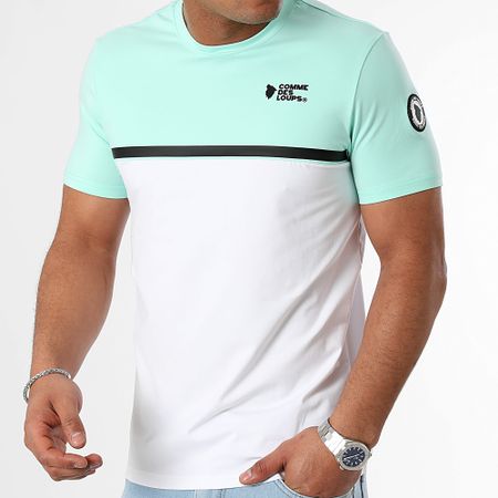 Comme Des Loups - Camiseta Everest Blanco Verde Claro
