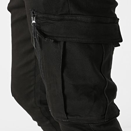 Deeluxe - Pantalones Quatro Cargo 04TJG8127M-PB Negro
