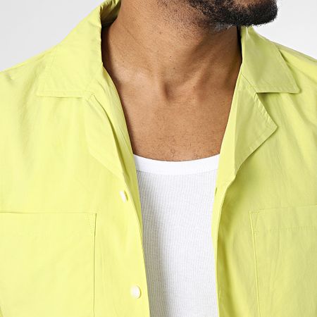 Frilivin - Camisa de manga corta verde lima