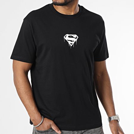 DC Comics - Camiseta oversize New Superman Negro