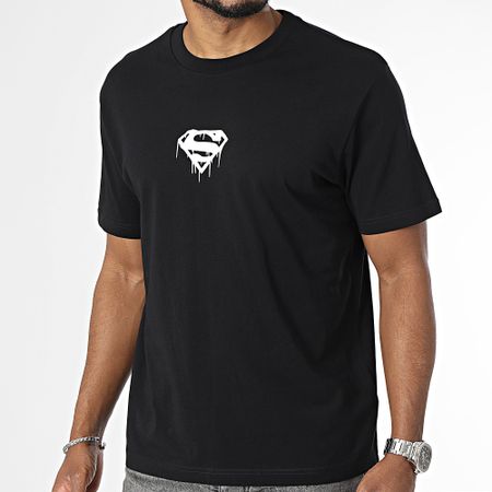 DC Comics - Camiseta oversize New Superman Negro