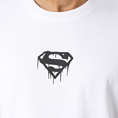 DC Comics - New Superman Oversize Tee Shirt Blanco