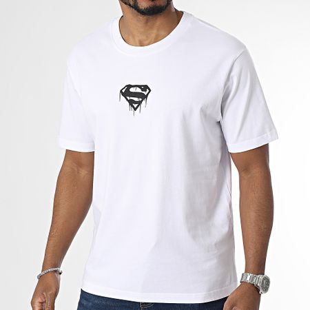 DC Comics - New Superman Oversize Tee Shirt Blanco