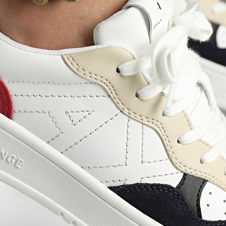 Armani Exchange - Baskets XUX148-XV601 Óptico Blanco Cielo Rojo