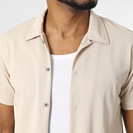 Classic Series - Camisa de manga corta beige