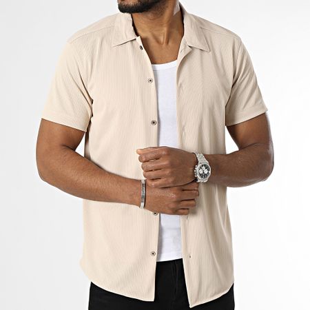 Classic Series - Camisa de manga corta beige