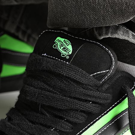 Vans - Knu Skool Sneakers 9QCYJ71 2 tonos Negro Verde