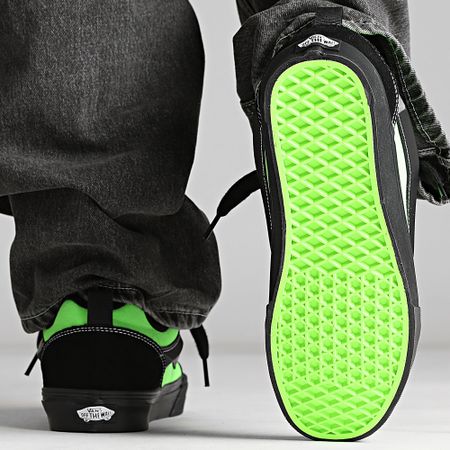 Vans - Knu Skool Sneakers 9QCYJ71 2 tonos Negro Verde