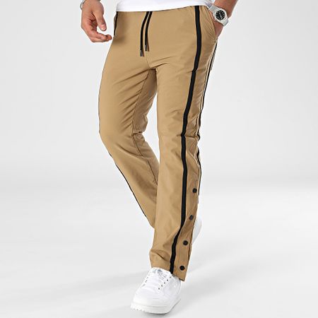 John H - Pantalones de chándal camel