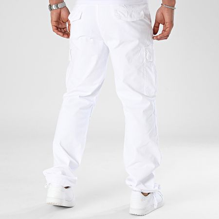 John H - Pantalones cargo blancos