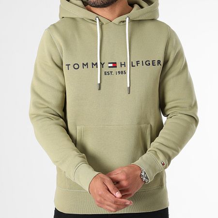 Tommy Hilfiger - Tommy Logo Sudadera 1599 Caqui Verde