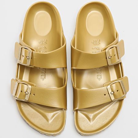 BIRKENSTOCK - Sandalias mujer Arizona Eva Glamour Oro