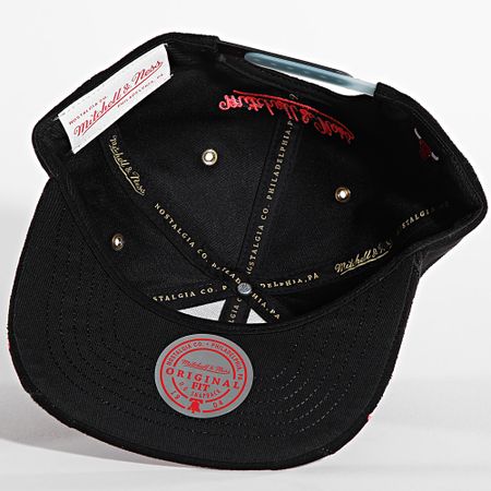 Mitchell and Ness - NBA Día 6 Chicago Bulls Snapback Cap HHSS6741 Negro