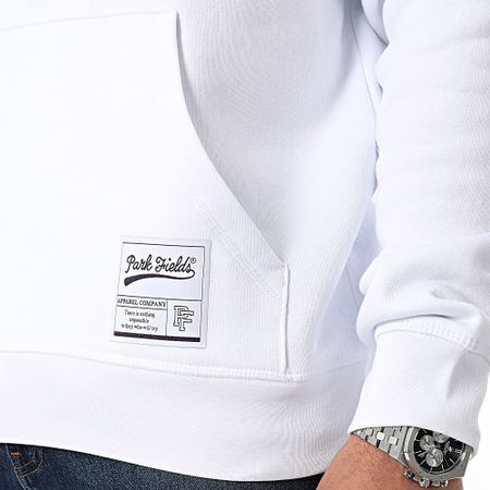 Classic Series - Oxford Hoodie White Navy