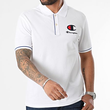 Champion - Polo de manga corta 219926 Blanco