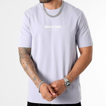 Looney Tunes - Camiseta oversize Bugs Bunny Color Spray Lavander Pastel