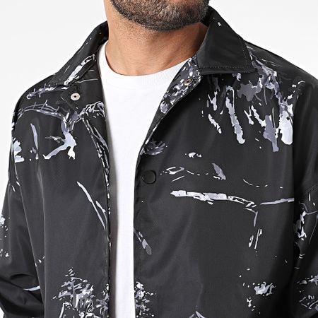 Ikao - Chaqueta Gris Negra