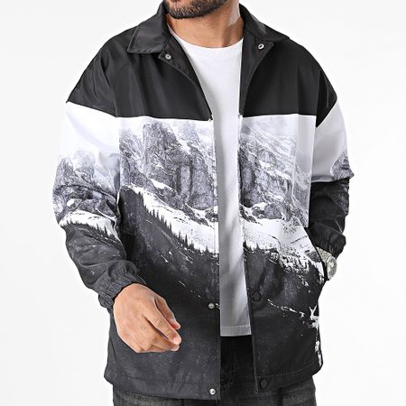 Ikao - Chaqueta Blanco Negro