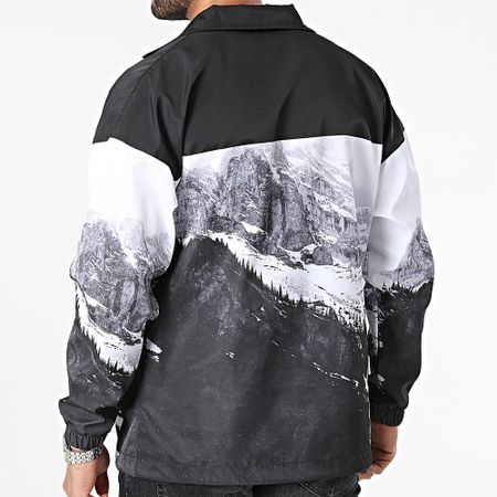 Ikao - Chaqueta Blanco Negro