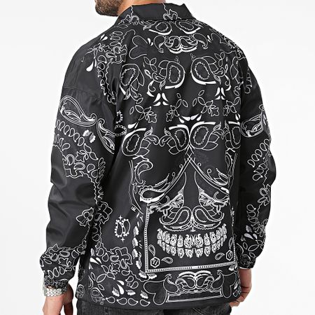 Ikao - Chaqueta Bandana Blanco Negro