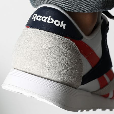 Reebok - Zapatillas Classic Nylon 100209146 Blanco Vector Navy Prince Rojo X Superlaced