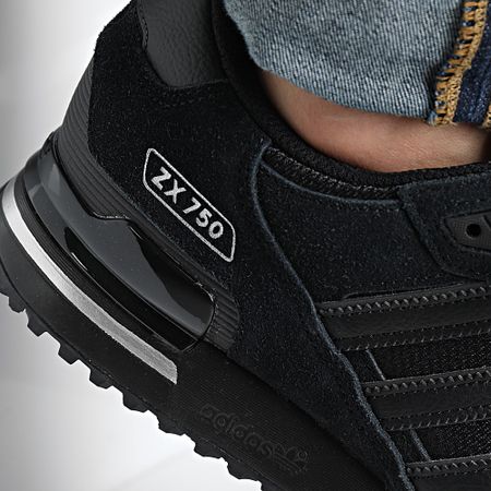 Adidas Originals - ZX 750 Zapatillas GW5531 Core Negro PlataMT