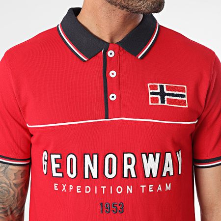 Geographical Norway - Polo de manga corta Kerato Rojo