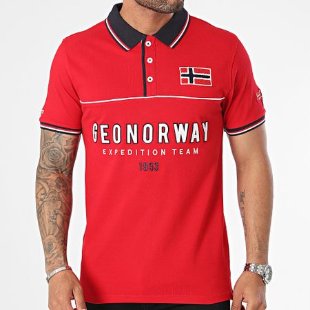 Geographical Norway - Polo de manga corta Kerato Rojo