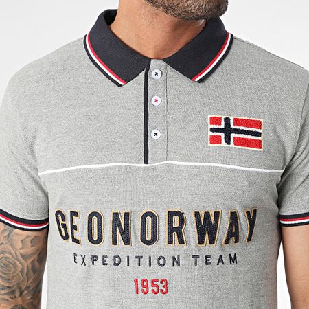 Geographical Norway - Polo de manga corta Kerato Gris
