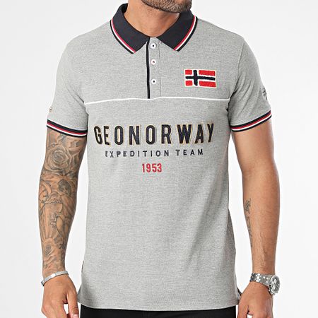 Geographical Norway - Polo de manga corta Kerato Gris