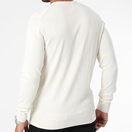 Calvin Klein - Sudadera cuello redondo Algodón 3549 Beige