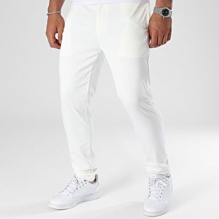 Frilivin - Pantalones chinos blancos