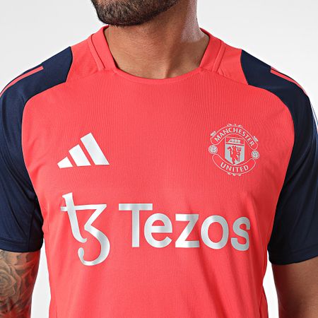 Adidas Performance - Camiseta Manchester United IT2011 Rojo Plata