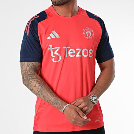 Adidas Performance - Camiseta Manchester United IT2011 Rojo Plata