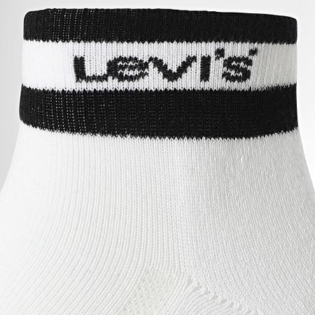 Levi's - Lote de 2 pares de calcetines 701226933 Negro Blanco