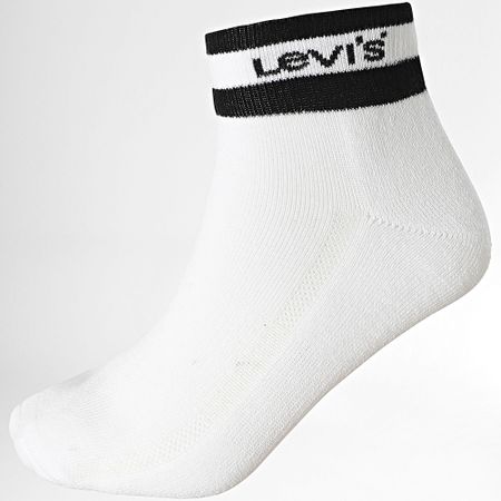 Levi's - Lote de 2 pares de calcetines 701226933 Negro Blanco