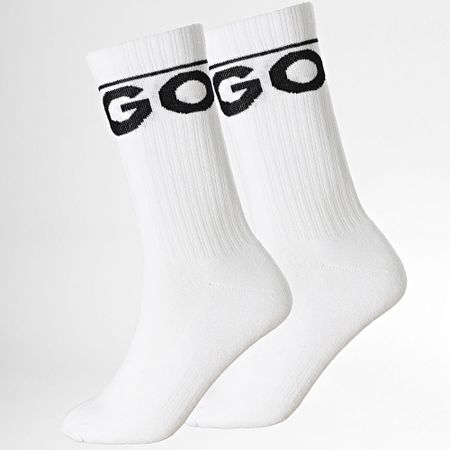 HUGO - Lote de 2 pares de calcetines 50510647 Blanco