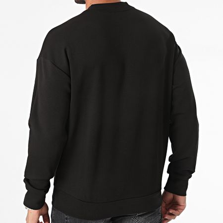 Calvin Klein - Sudadera cuello redondo Shadow Embossed Logo 3081 Negro