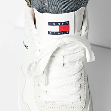 Tommy Jeans - Zapatillas Retro Cupsole 1414 Crudo Piel