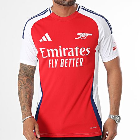 Adidas Performance - Camiseta de fútbol del Arsenal FC IT6141 Rojo Blanco