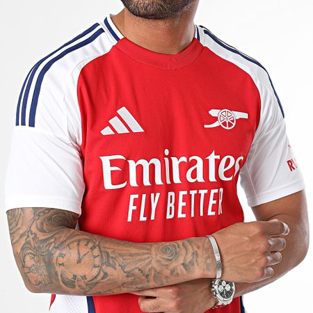 Adidas Performance - Camiseta de fútbol del Arsenal FC IT6141 Rojo Blanco