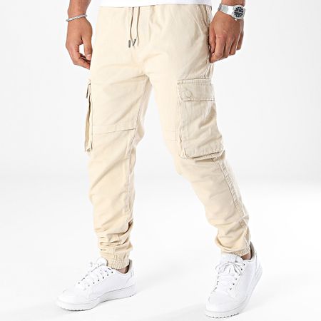 2Y Premium - Pantalones Cargo Beige