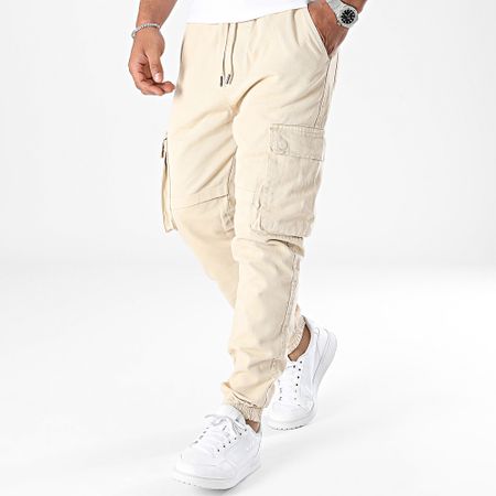2Y Premium - Pantalones Cargo Beige