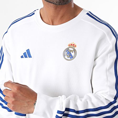 Adidas Performance - Real Madrid Crewneck Sweat Top IT3800 Blanco