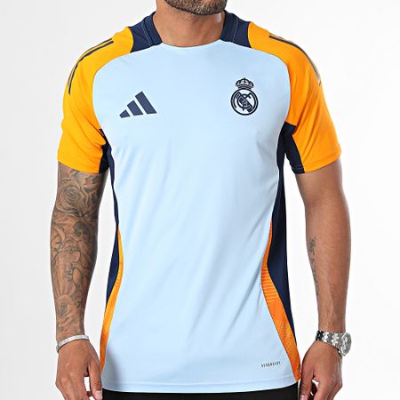 Adidas Performance - Real Madrid Camiseta de Fútbol IT5125 Azul Claro Naranja